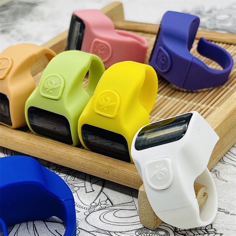 wholesale Whole new Adjustable 5 Digit Digital LCD Electronic Hand Finger Ring Tally Counter For Golf Multicolor Sports